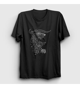 Presmono Unisex Siyah Goat Gojira T-Shirt 402722tt