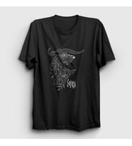 Presmono Unisex Siyah Goat Gojira T-Shirt 402722tt