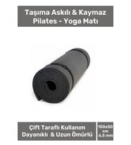 Özel Konfor Modeli Çift Taraflı Kaymaz Silinebilir Antibakteriyel Yoga Meditasyon Minderi 6,5mm Mat