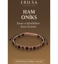 Sertifikalı Ham İşlenmemiş Oniks Taşı Bileklik – Kötülüklere Karşı Korur (Çok Renkli)
