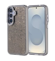 Samsung Galaxy S24 Uyumlu Kılıf Taşlı Tasarımlı Zore Kapi Kapak (Siyah)
