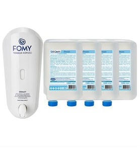FOMY Classic Köpük Sabun 4'lü ve 1 Adet Dispenser 1000 ml