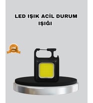 USB Şarjlı 800 Lümen LED Fener – Mini Boy, 3 Işık Modlu, Anahtarlık Tipi El Feneri