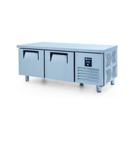 Iceinox Pişirici Altı Buzdolabı 190 Lt 2 Kapılı (Gri)