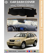 KİA SORENTO (2006-2009) Torpido Örtüsü Ön Panel Halı Torpido Koruma Tam Uyum Araca Özel Kaymaz