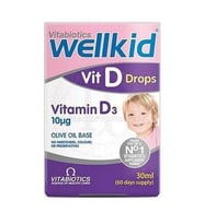 Wellkid Vit D Drops Vitamin D3 30 ml