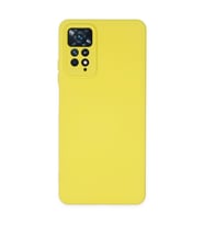 Xiaomi Redmi Note 11 Pro Kılıf Nano İçi Kadife Silikon - Sarı