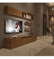 Decoraktiv Trendstyle 5220 Mdf Tv Ünitesi Tv Sehpası - Naturel Ceviz
