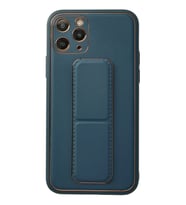 Pilelistore   iPhone 11 Pro Kılıf Coco Deri Standlı Kapak - Mavi