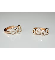 Crown Of Love Luxury Zirkon Taşlı Küpe