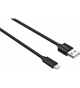 Trust Lightning Şarj ve Data Kablosu 2 Metre Siyah