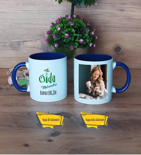 Gıda Mühendisi Kupa Bardak Lacivert Fotoğraflı Mühendisler Günü Hediyesi
