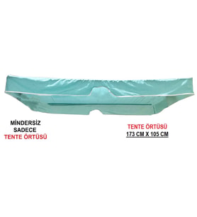 TENTE Salıncak Tentesi Gölgelik (2 KİŞİLİK)Tente Gölgelik 173x105 CM-SU YEŞİLİ