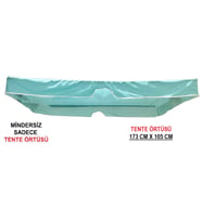 TENTE Salıncak Tentesi Gölgelik (2 KİŞİLİK)Tente Gölgelik 173x105 CM-SU YEŞİLİ
