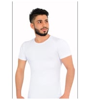 LİKRALI YARIM KOL KAPALI YAKA (Beyaz)
