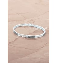 Desenli Gurmet 19,5 Cm Gümüş Erkek Bileklik 4783