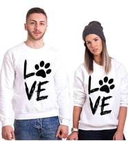 Tshirthane Love Pati Sevgili Kombinleri Sweatshirt Kombini (Tek Ürün Fiyatıdır.)