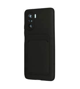 Xiaomi Mi 11i Kılıf Kelvin Kartvizitli Silikon - Siyah