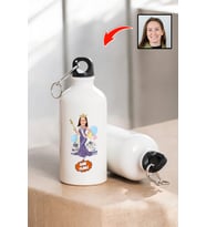 Kadına Doğum Günü Hediyesi Karikatürlü 600 ML Kapaklı Su Matarası