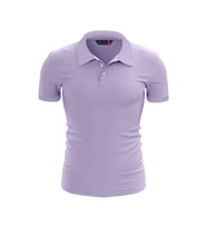 %100 Pamuk Polo T-Shirt IMPERO LİLA