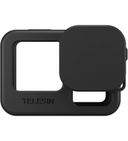 GoPro HERO13 Uyumlu Silikon Kılıf HERO12/11/10/9 Uyumlu + Silikon Lens Koruyucu + Kordon İp
