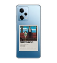 Redmi Note 12 Pro 5G Uyumlu Spirited Away Poster Tasarımlı Şeffaf Telefon Kılıfı