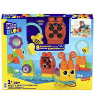 HKN44 Mega Bloks Hareketli Duyusal Gelişim Tırtılı 30 Parça +1 Yaş
