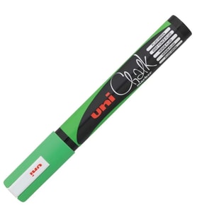 UNİ BALL PWE-5M CHALK SU BAZLI SİYAH TAHTA MARKÖRÜ 1.8-2.5  F. YEŞİL