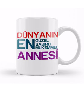 Anneler Günü Annelere Hediye 025 Kupa Bardak Porselen