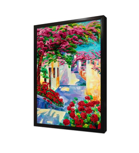 Taş Ev Çerçeveli Mdf Tablo