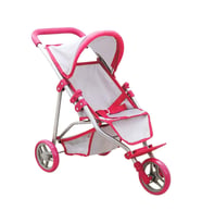 Nessiworld NessiWorld 3 Tekerlekli Pembe Gri Puset