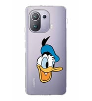 Xiaomi  Mi 11 Pro  Kamera Korumalı Kapak Donald Duck Tasarımlı Şeffaf  Kılıf