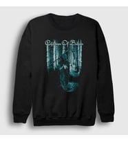 Presmono Unisex Siyah Forest Children of Bodom Sweatshirt 33290tt