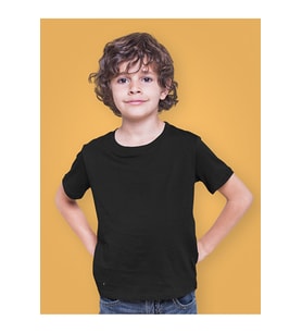 Basic Baskısız Unisex Çocuk Tişört (1-12 Yaş)