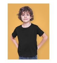 Basic Baskısız Unisex Çocuk Tişört (1-12 Yaş)