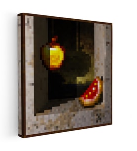 Kanvas Tablo Cotán Piksel Minecraft Tablosu Ev Ofis Salon Duvar Dekoru