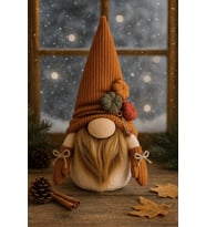 İskandinav Şans Cücesi-Ev ofis bebek odası dekoru hediyelik-Velvet Boy 2 - 35 cm