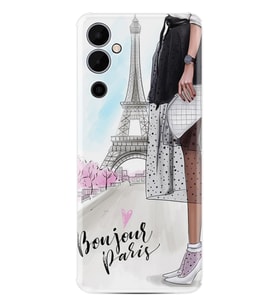 Tecno Pova Neo 2 Kılıf Resimli Desenli Baskılı Silikon Bonjour Paris 1419