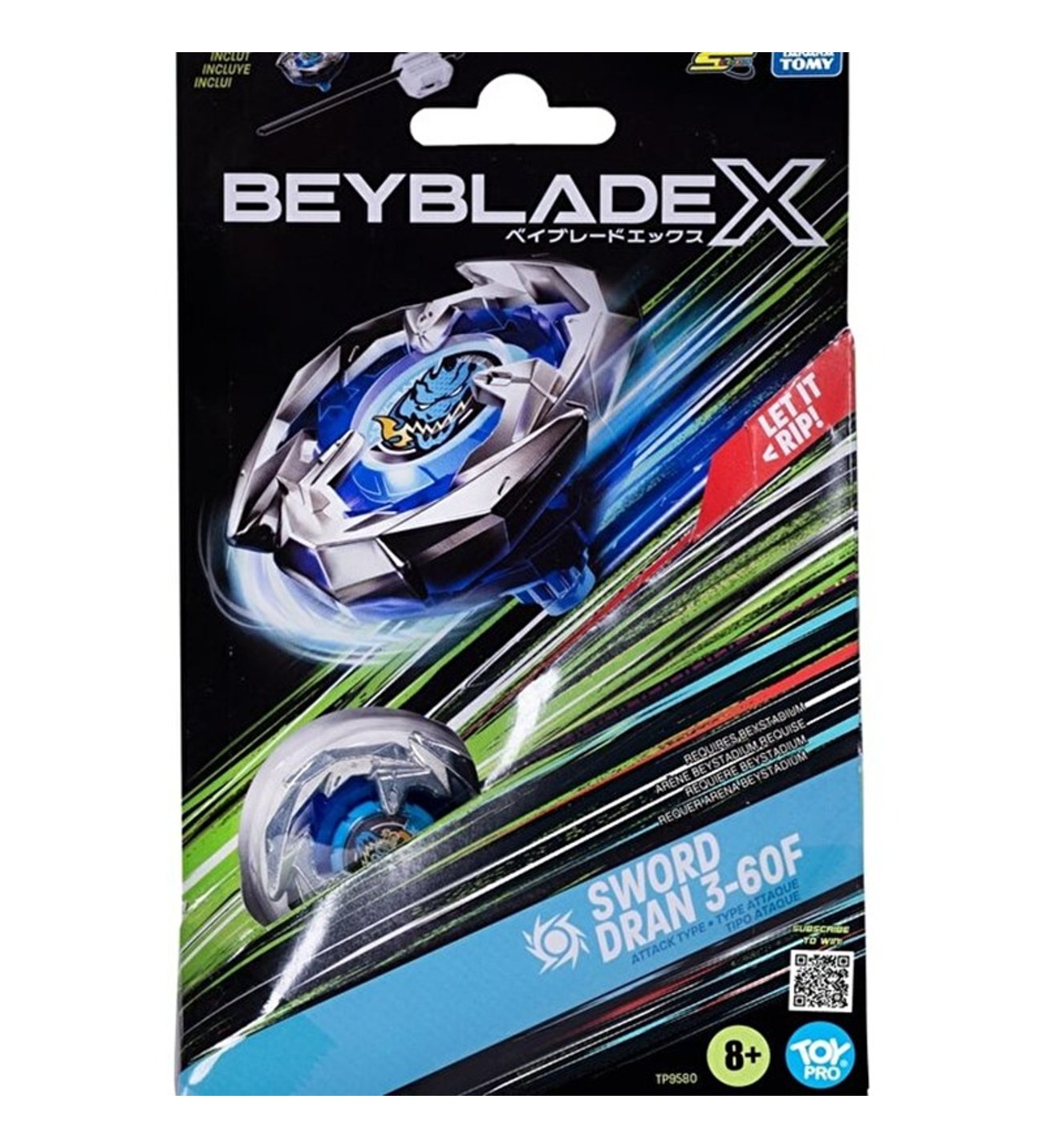 Beyblade X Sword Dran 3-60F-TP9580