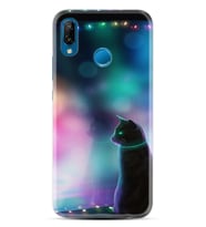 Huawei P20 Lite Mate 10 20 Lite Pro P40 Lite KılıfDesemli Silikon Window Cat 1787