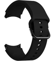 Samsung Galaxy Watch 5 Pro 45mm Kordon Solid Silicone Band Siyah