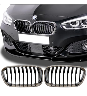 Bmw F20 Lci Ön Panjur Seti Krom Siyah Sport 2015-2019 51137371685