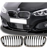 Bmw F20 Lci Ön Panjur Seti Krom Siyah Sport 2015-2019 51137371685