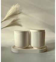 STONELANDER DİKEY ŞERİTLİ ve DÜZ KAPAKLI STANDLI TAKI, PAMUK, ÇOK AMAÇLI BANYO ORGANİZER KALEMLİK DOĞUM GÜNÜ HEDİYESİ, ÖZEL GÜN HEDİYESİ, HEDİYELİK EŞYA