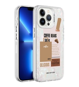 Apple iPhone 13 Pro Max Kılıf Mermer Desenli Zore Marbello Kapak