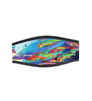 BESTDIVERS Maske Arkalığı PSYCHEDELIC Neopren, Velkrolu