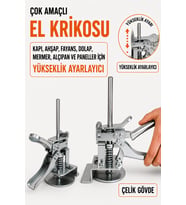 Çok Amaçlı El Krikosu Ahşap, Fayans, Dolap ve Paneller için Yükseklik Ayarlayıcı