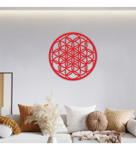 M3 Decorium Kutsal Yaşam Çiçeği Duvar Süsü