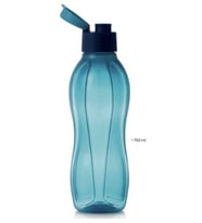 Tupperware Eko Şişe 750 Ml Koyu Mavi Pratik Kapak Matara Suluk Esc