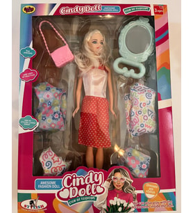 Cindy Doll Oyuncak Bebek 4 Yedek Elbiseli 30 Cm Model Bebek K (Çok Renkli)
